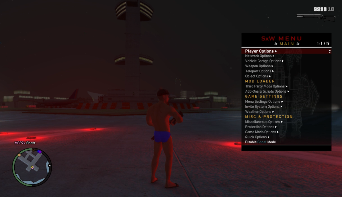 SxW Menu screenshot